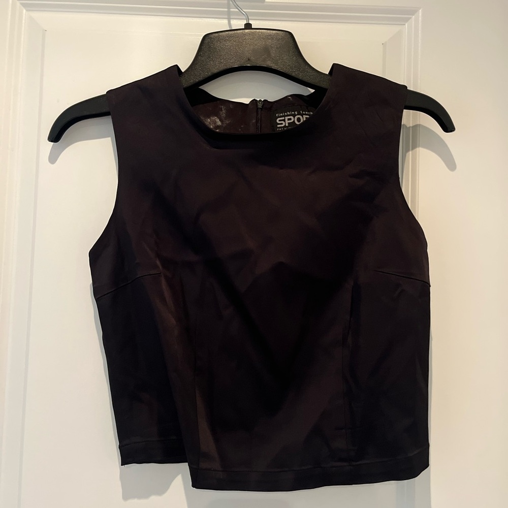 Sporto Elegant Black Crop Top